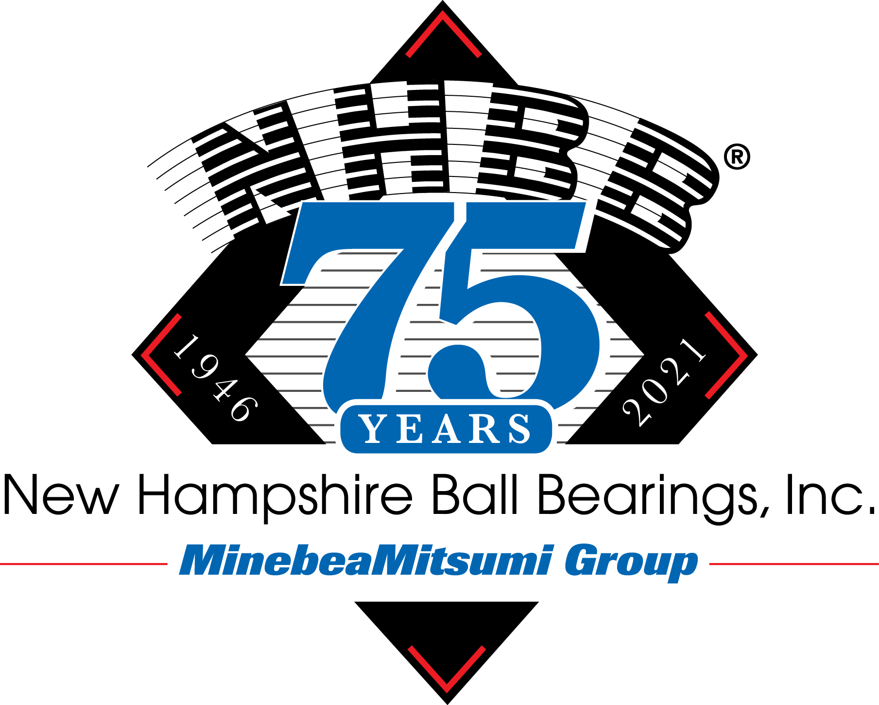 NHBB 75th Anniversary Logotype